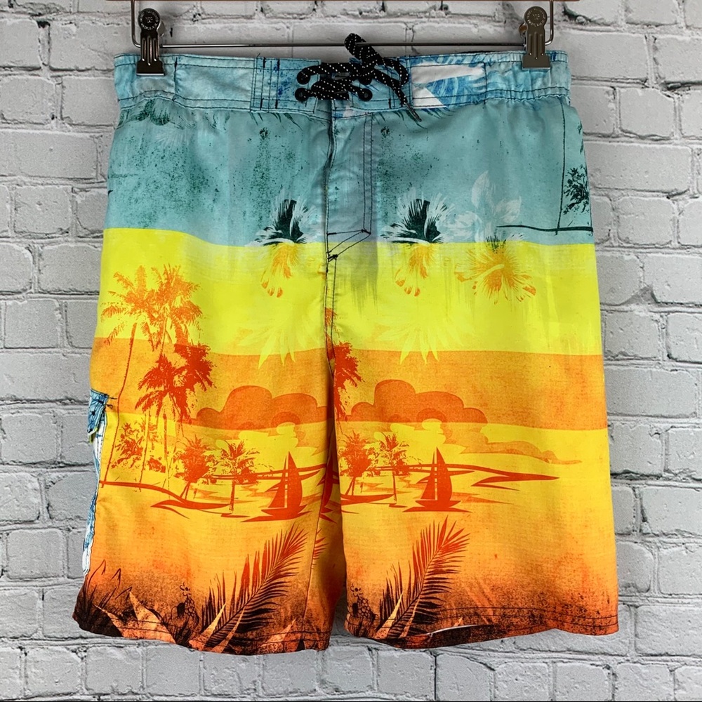 True Craft Swim Trunk / Board‎ Shorts Tropical Prin